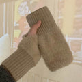 Soft Winter Half Finger Gloves - Avelora