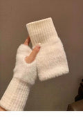 Soft Winter Half Finger Gloves - Avelora