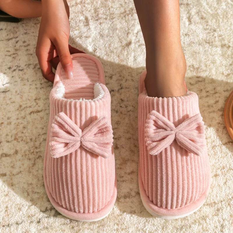 Fashion Women's Bow Slippers - Avelora